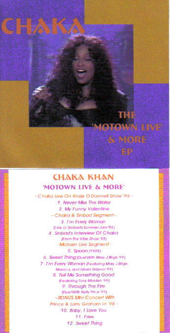 Motown Live & More EP Cover